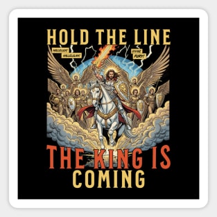 The Return of Jesus Christ Comic Book Sketch Style Magnet